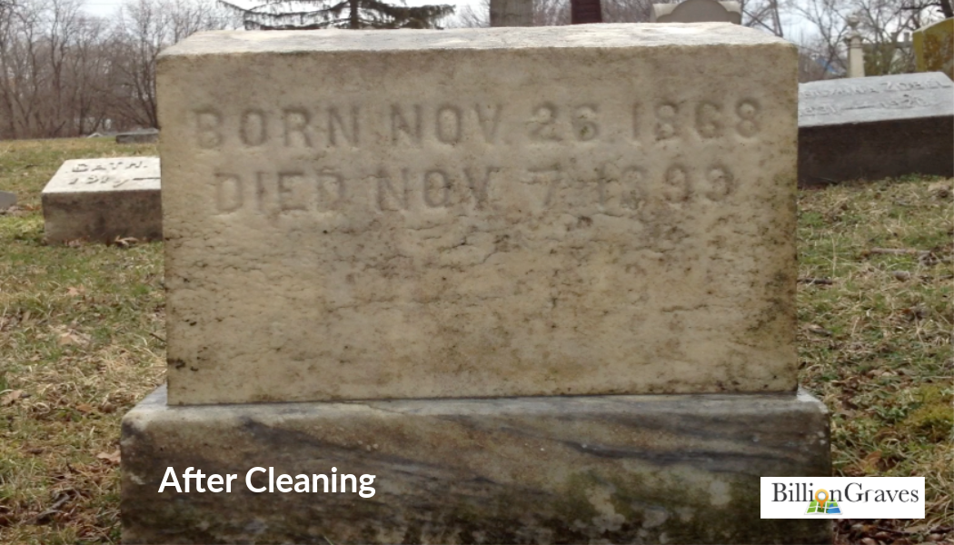 BillionGraves, headstone, gravestone, cemetery, genealogy, family history, BillionGraves, ancestors, d, data, gravestone cleaning kit