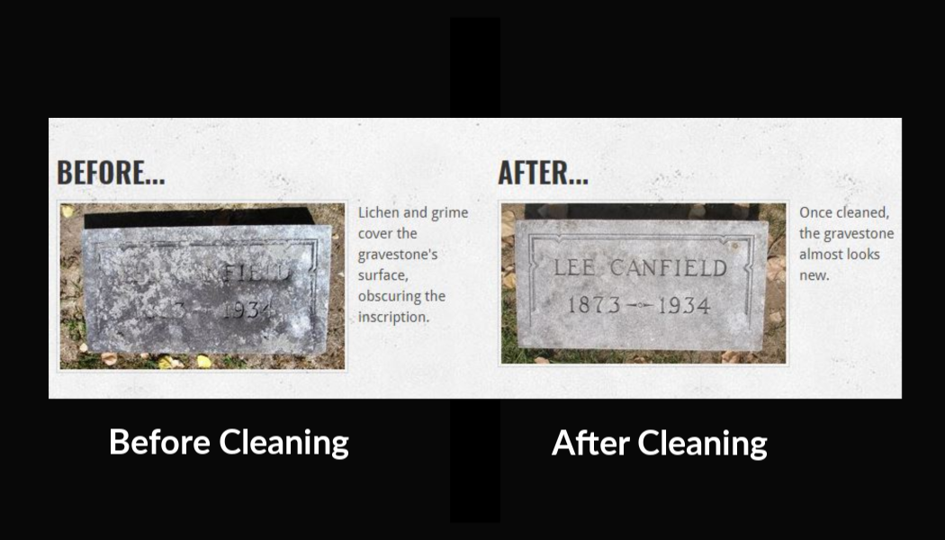 BillionGraves, headstone, gravestone, cemetery, genealogy, family history, BillionGraves, ancestors, clean, military, veteran, gravestone cleaning kit