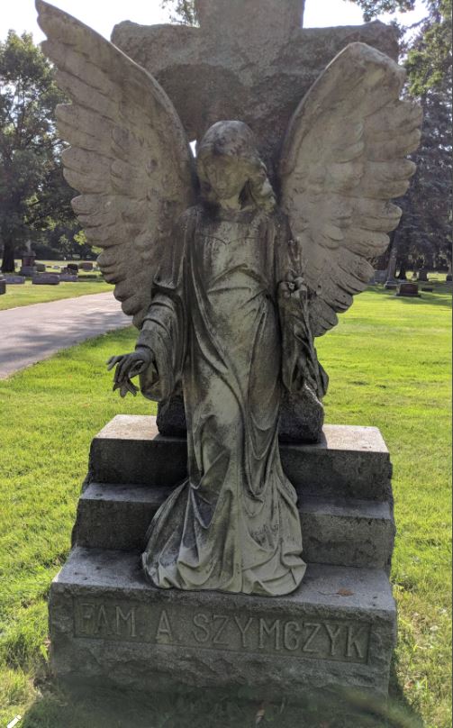 guardian angel statue cemetery