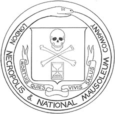 railway logo, railway, railroad, train,BillionGraves.com, BillionGraves, train, genealogy, ancestors, family history, cemetery, gravestone, graves, England, UK, Brookwood Cemetery, LNC, mausoleum