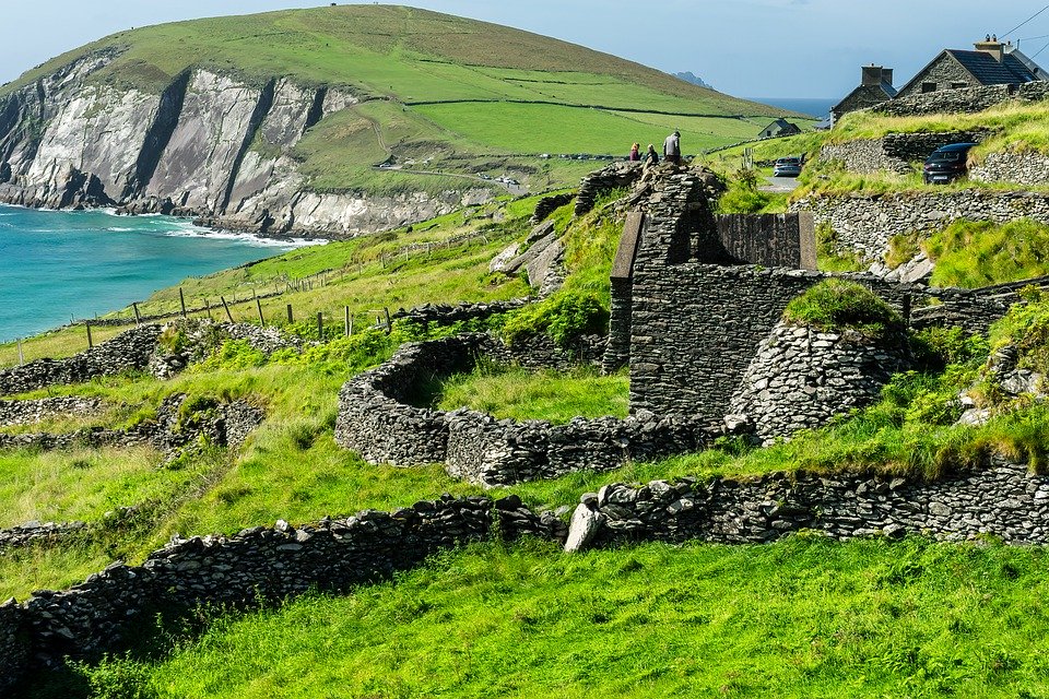 BillionGraves, Irish Famine, celtic cross, cemetery, genealogy, family history, ireland, St. Patrick's Day, Irish wake, Irish burial customs, family history, genealogy, ancestors, sea, cliffs