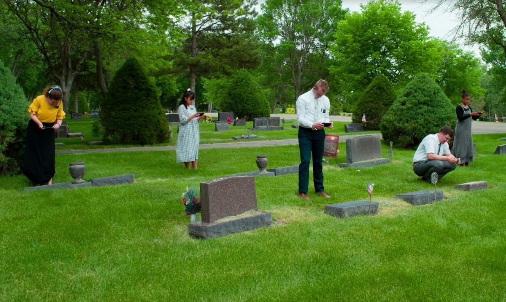 BillionGraves, missionaries, Church of Jesus Christ of Latter-day Saints, LDS, Mormon, mission, North Dakota Bismark, Bismarck, ND, cemetery, gravestone, photos, GPS, BillionGraves, genealogy, ancestors, family history, community service, Covid-19, coronavirus