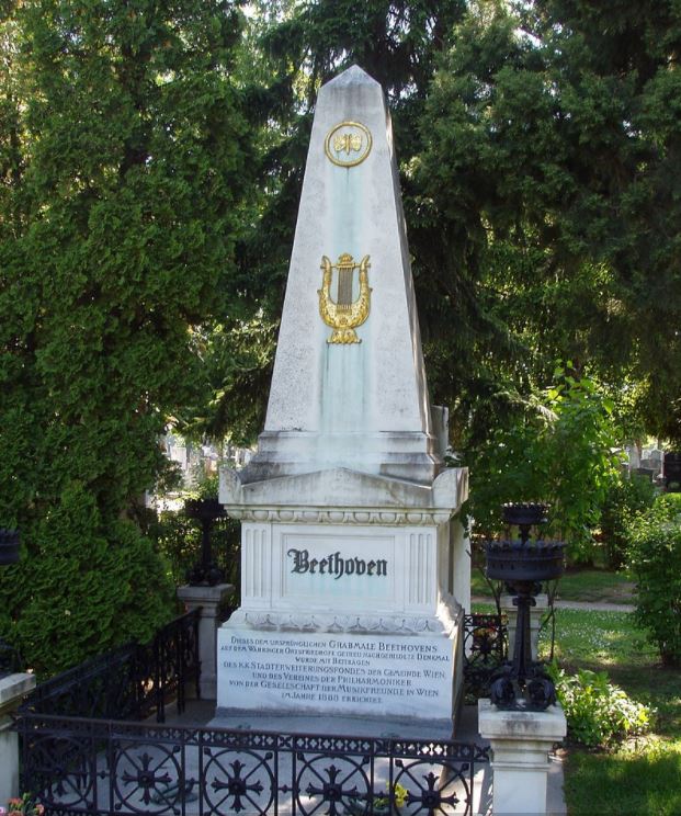 Beethoven, BillionGraves, cemetery, obelisk, gravestone, grave, ancestor, ancestry, GPS, photograph, service project, community service, gravestone