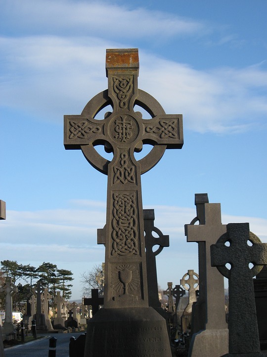 Celtic cross, BillionGraves, cemetery, genealogy, family history, ancestors, ancestry, gravestone, grave, gravesite, headstone, burial ground, family tree, GPS,