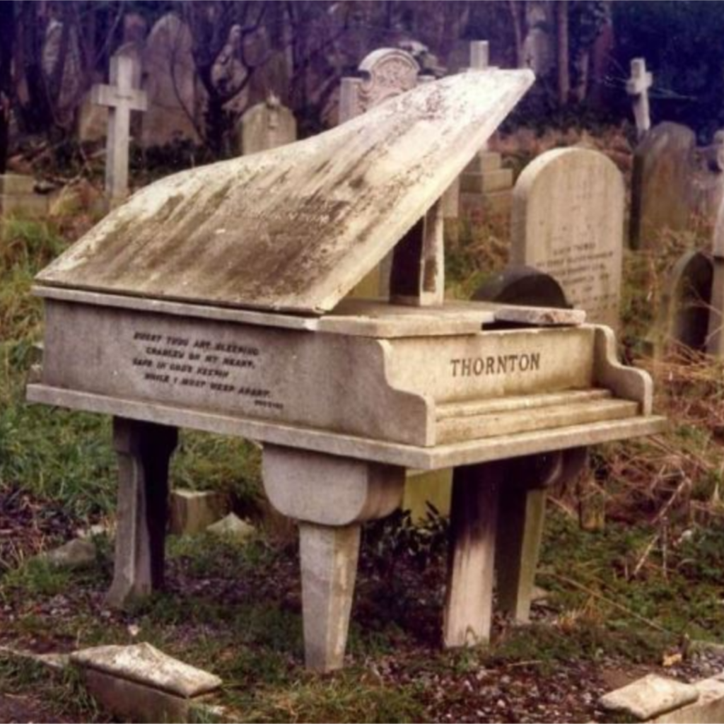 piano, BillionGraves, cemetery, genealogy, family history, ancestors, ancestry, gravestone, grave, gravesite, headstone, burial ground, family tree, GPS, pianist, Thornton