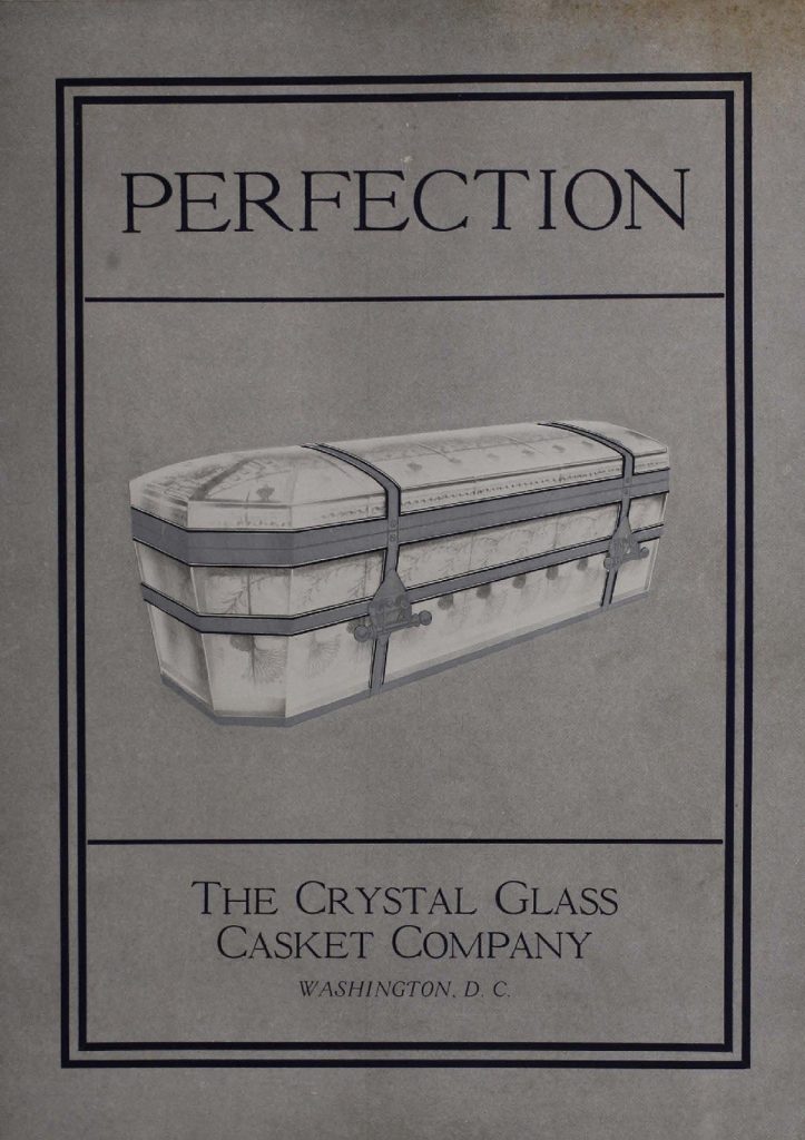 perfect, glass casket, crystal glass casket company, BillionGraves, undertaker, 1800s, funeral, ancestors, genealogy, family history, family history research, cemetery, gravestones, GPS, BG, BillionGraves