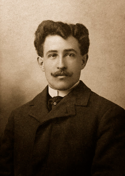 Victorian man, vintage photo