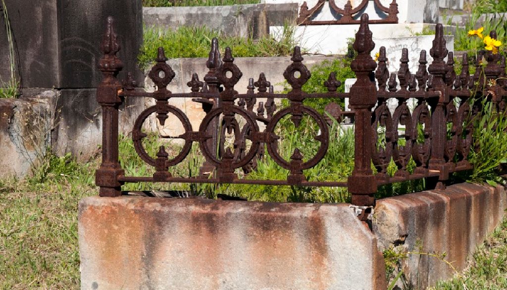 grave robbers, BillionGraves, GPS, mobile app, cemetery, gravestones, genealogy, family history, ancestors, Victorian era, fence, gate