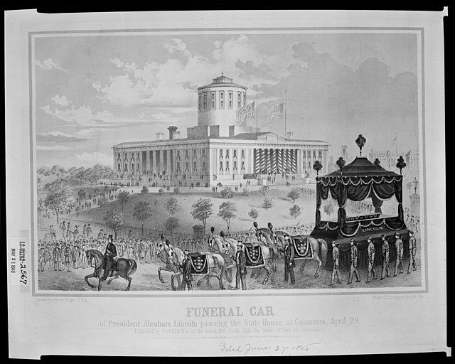 horse carriage, Abe Lincoln, President Lincoln, Funeral, BillionGraves, ostrich feather, ostrich feather funeral, cemetery, grave, st, gravestones, GPS, BG, ostrich, genealogy, family history, ancestors, family tree, BillionGraves
