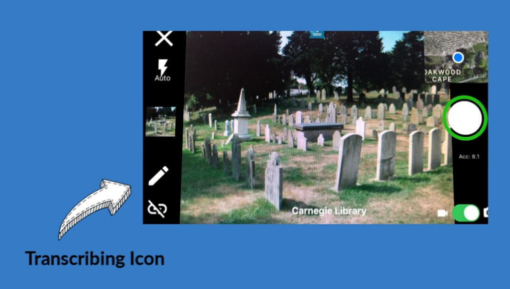 BillionGraves transcribing, BillionGraves app, BG