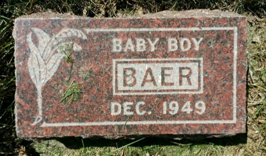 BillionGraves, baby, infant, gravestone, lamb, grave, cemetery, GPS, mobile app, mobile phone, GPS cemetery data, grave, gravestone, ancestors, genealogy, family history, lily of valley, flower gravestone symbol
