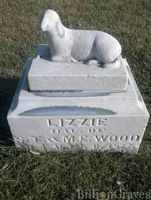 lamb, BillionGraves, tomb, gravestone, cemetery, mobile app, GPS, BillionGraves, baby, infant