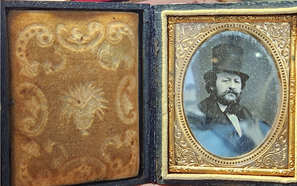 man, top hat, daguerreotype, BillionGraves, cemetery, family history, ancestors, ancestry. BG, BG+, research, genealogy, family, graves, gravestones, headstones, photos, family photos, BillionGraves, old family photos,