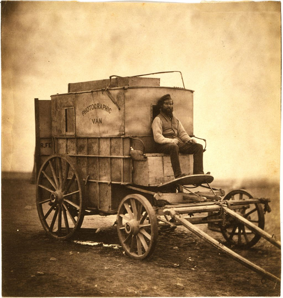 photographic van, wagon, crimea, 1855,BillionGraves, cemetery, family history, ancestors, ancestry. BG, BG+, research, genealogy, family, graves, gravestones, headstones, photos, family photos, BillionGraves, old family photos,