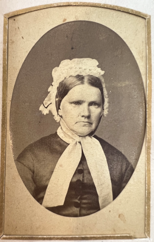 BillionGraves, cemetery, family history, ancestors, ancestry. BG, BG+, research, genealogy, family, graves, gravestones, headstones, photos, family photos, BillionGraves, old family photos, woman, lady, bonnet, Denmark