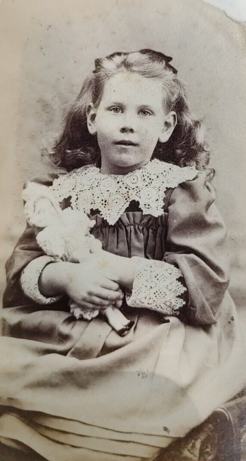 BillionGraves, cemetery, family history, ancestors, ancestry. BG, BG+, research, genealogy, family, graves, gravestones, headstones, photos, family photos, BillionGraves, girl, doll, lace dress