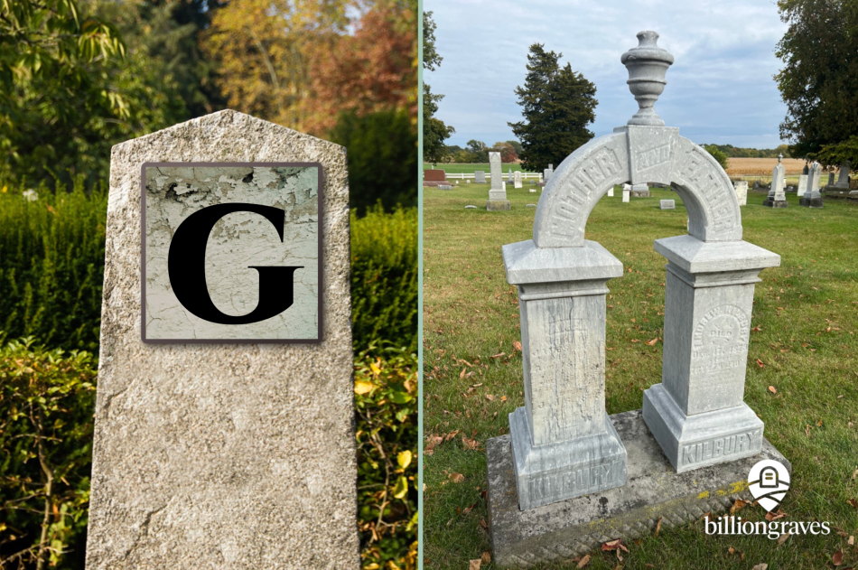 symbology, g, arch, gate to heaven, gravestone symbols from A - Z, billiongraves, BG, BG+, FamilySearch, family history, genealogy, graves, grave, cemetery, gravestone symbols, photos, gravestone photos, tombstone, headstone, GPS, ancestor,