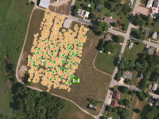 10 Steps; group cemetery event, cemetery event, BillionGraves, BG, GPS, mobile app, volunteer, community service, cemetery, graves, graveyard, family history, genealogy, BillionGraves