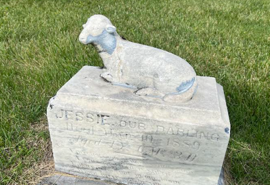 BillionGraves, gravestone symbols, cemetery symbols, lamb, infants, American Revolution, American Revolutionary War, 