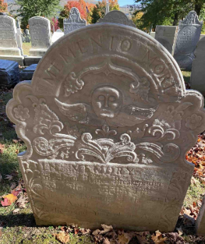 BillionGraves, app, mobile app, GPS, angel, colonial America, Zerubbabel Collins, gravestone carver, angels, colonial gravestones, gravestone symbols, Colonial America cemetery, family history, ancestors, genealogy