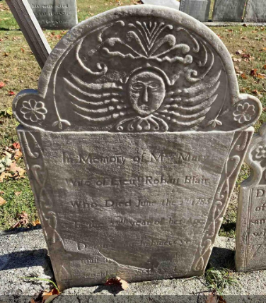 BillionGraves, app, mobile app, GPS, angel, colonial America, Zerubbabel Collins, gravestone carver, angels, colonial gravestones, gravestone symbols, Colonial America cemetery, family history, ancestors, genealogy