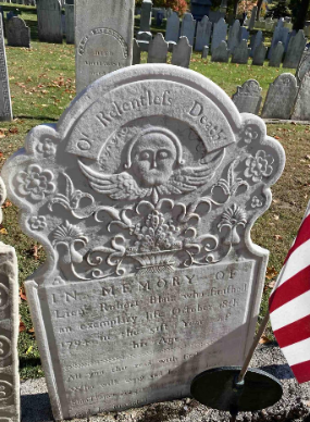 BillionGraves, app, mobile app, GPS, angel, colonial America, Zerubbabel Collins, gravestone carver, angels, colonial gravestones, gravestone symbols, Colonial America cemetery, family history, ancestors, genealogy