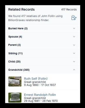 BillionGraves, cemetery intelligence, john follin