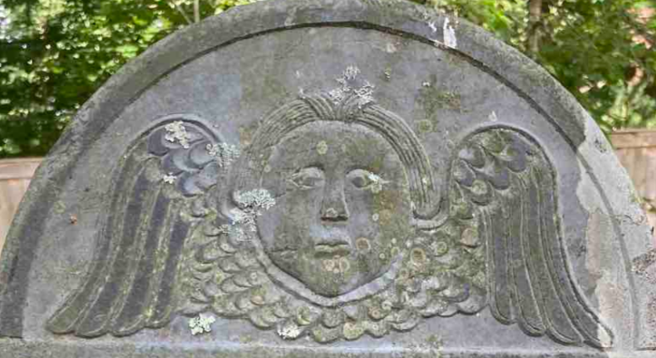 chrub, soul effigy, BillionGraves, gravestone symbols, cemetery symbols, American Revolution, American Revolutionary War, winged skull