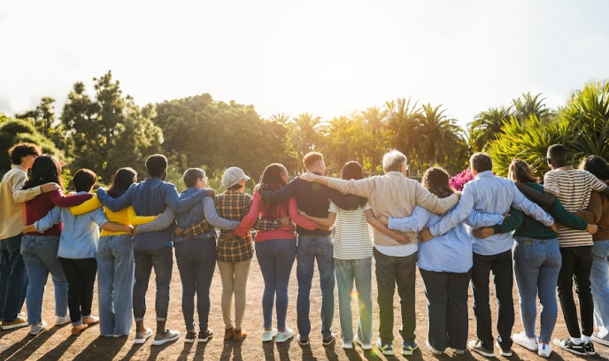 10 Steps; group cemetery event, cemetery event, BillionGraves, BG, GPS, mobile app, volunteer, community service, cemetery, graves, graveyard, family history, genealogy, BillionGraves, people standing in a line with arms iliked