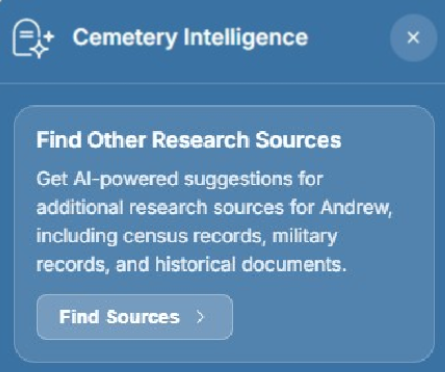 Cemetery Intelligence, BillionGraves