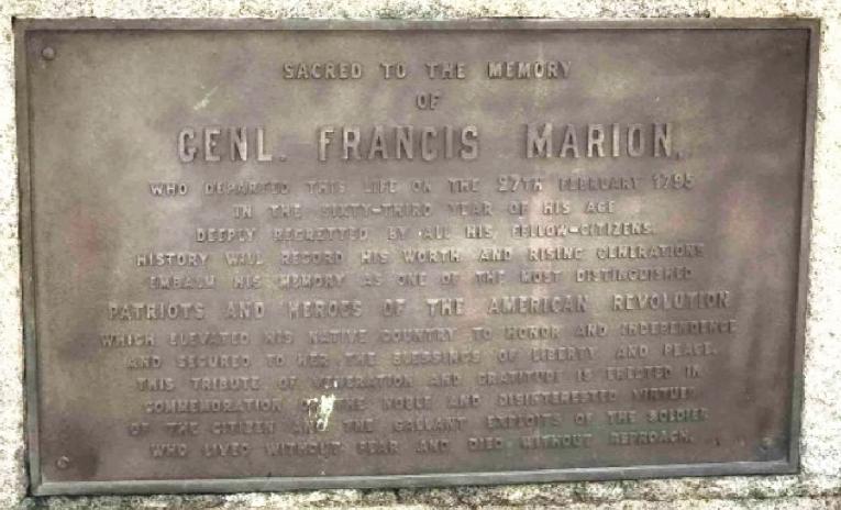 Francis Marion, Cemetery Intelligence, BillionGraves, american revolution, family history, US, American revolutionary war, grave, cemetery