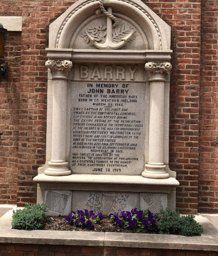 Cemetery Intelligence, BillionGraves, american revolution, relationships, John Barry, gravestone, cemetery, Commodore Barry, US Navy