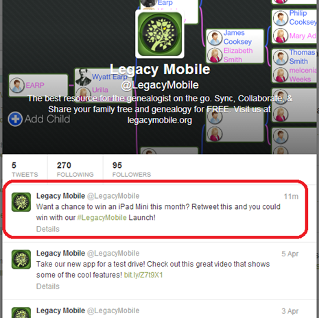 Retweet Legacy Mobile on Twitter